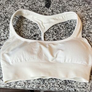 Bo + Tee Cream Sports Bra